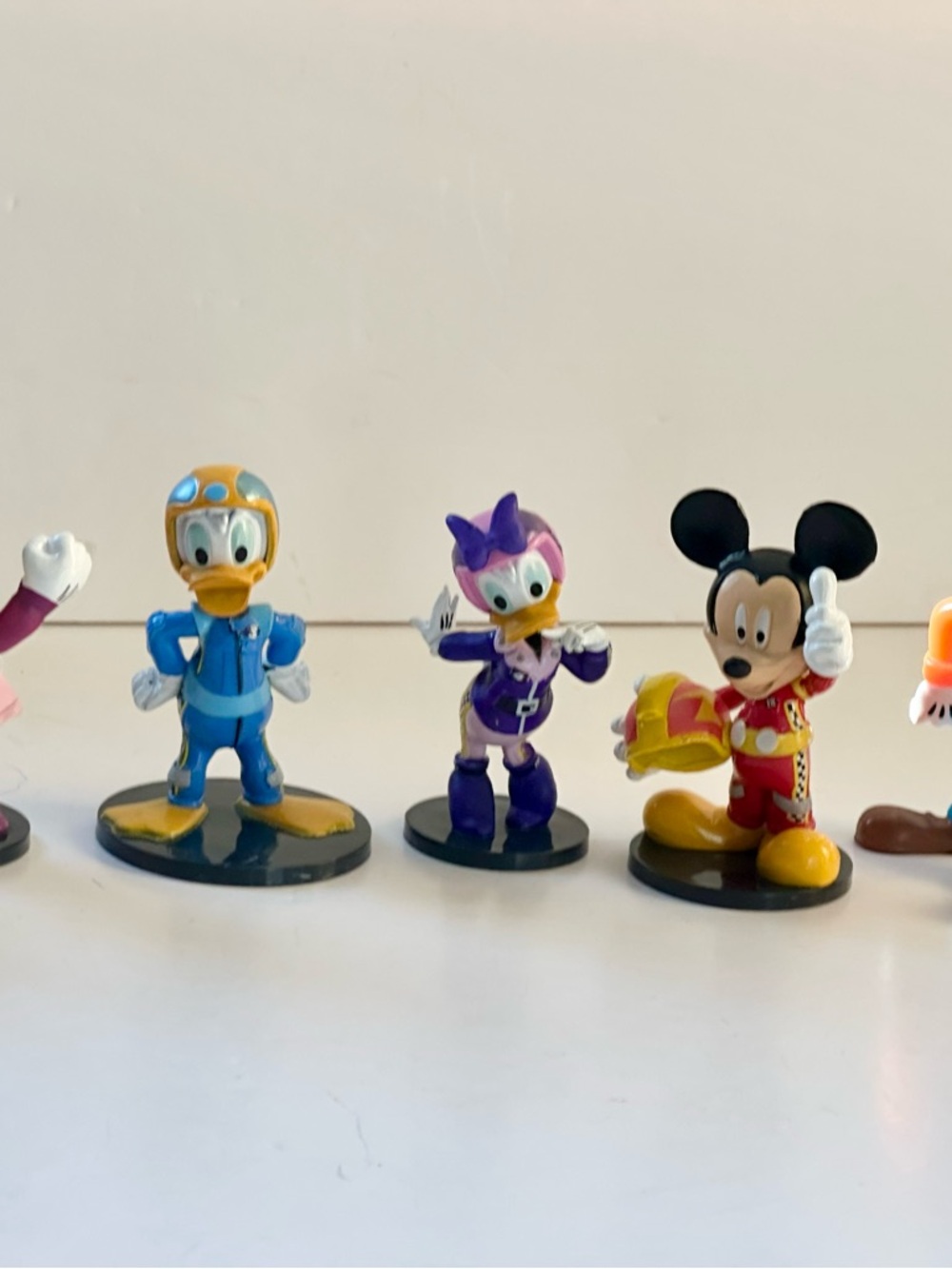 Disney Mini Figurine Set - Blue, Purple, Yellow, Black Characters
